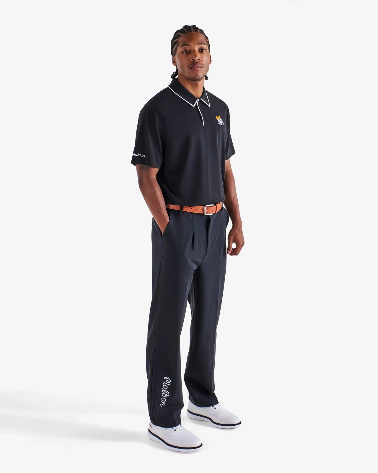 Malbon Golf Men Fairway Monarch Polo