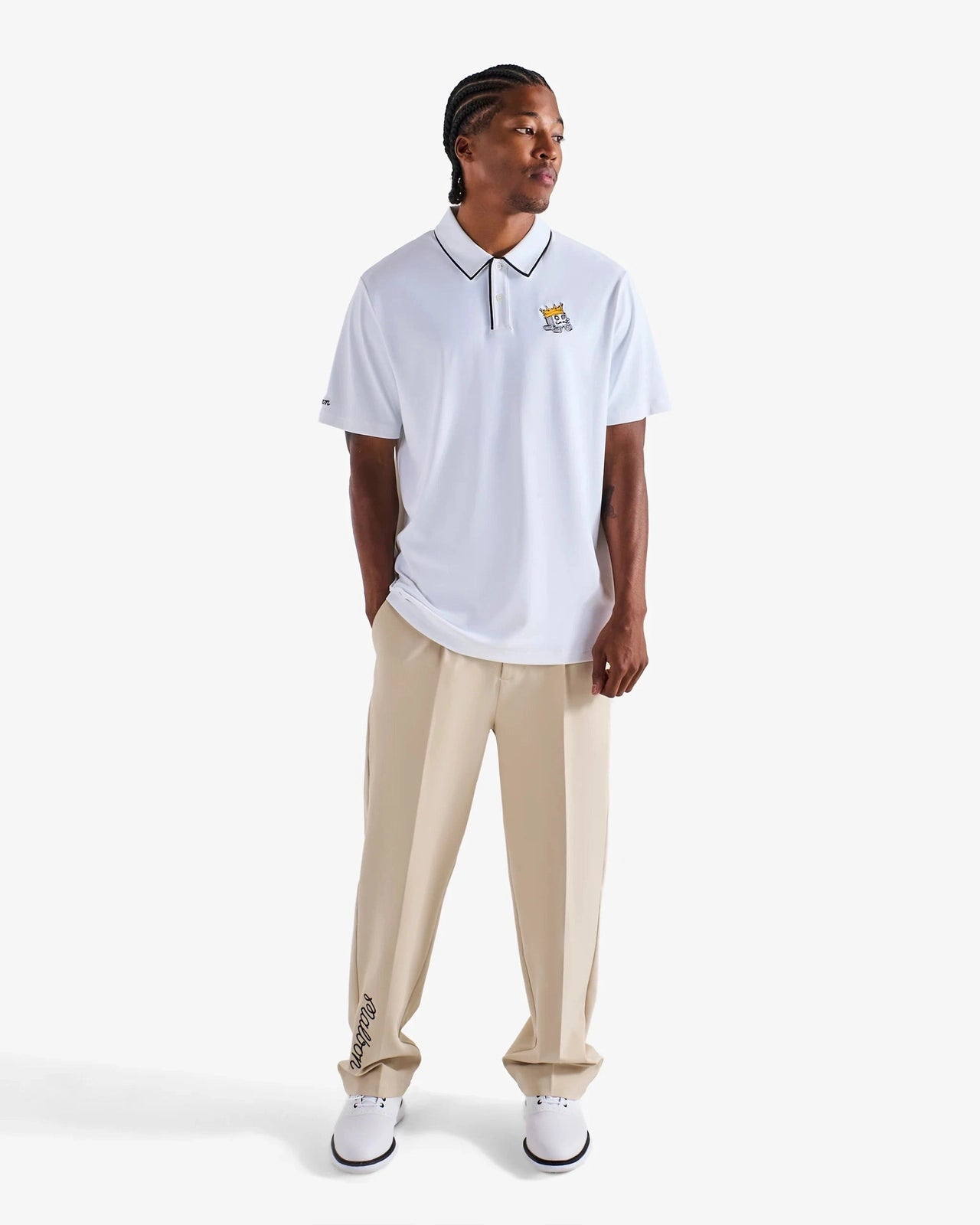 Malbon Golf Men Fairway Monarch Polo
