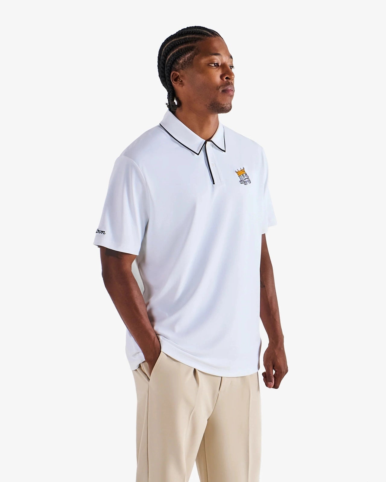 Malbon Golf Men Fairway Monarch Polo