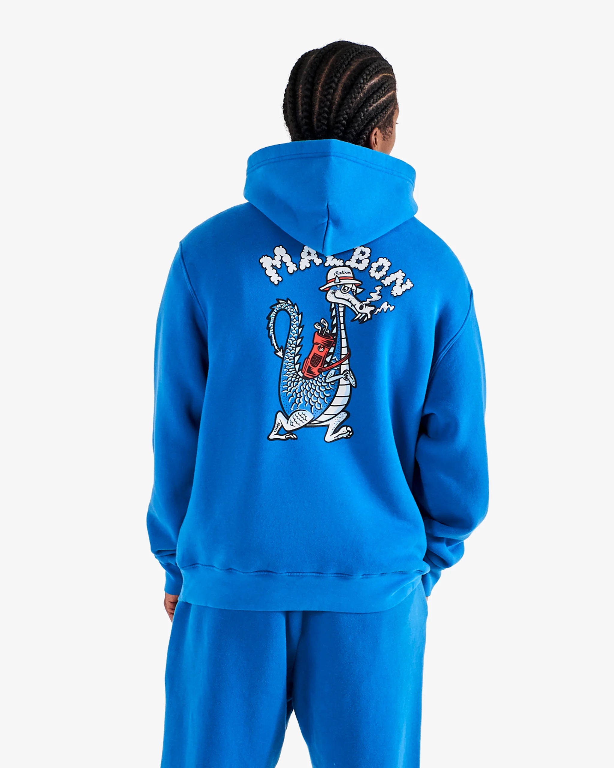 Malbon Golf Men Fesque Dragon Hoodie