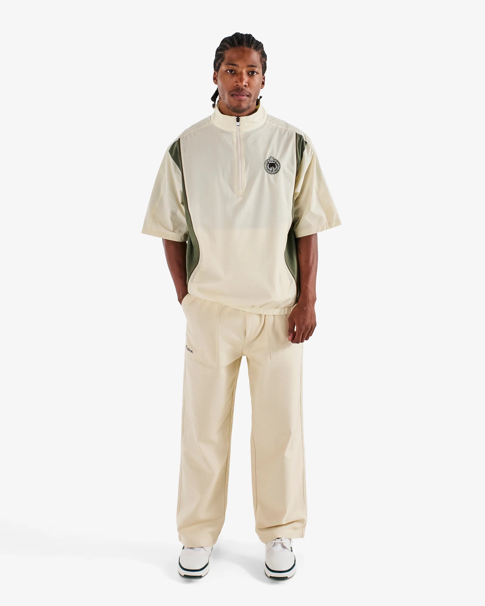 Malbon Golf Men's Links Oakwood Windshirt