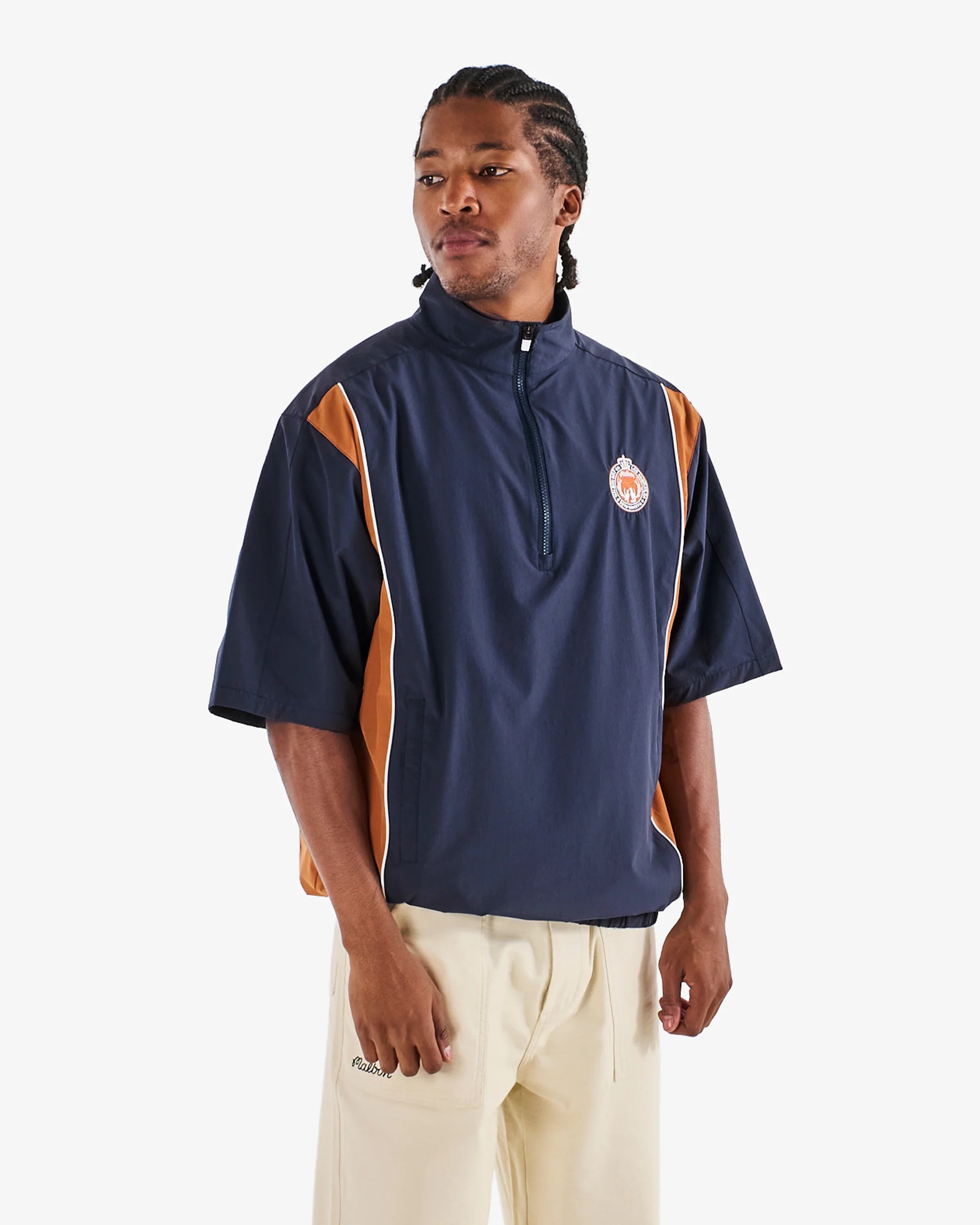 Malbon Golf Men's Links Oakwood Windshirt