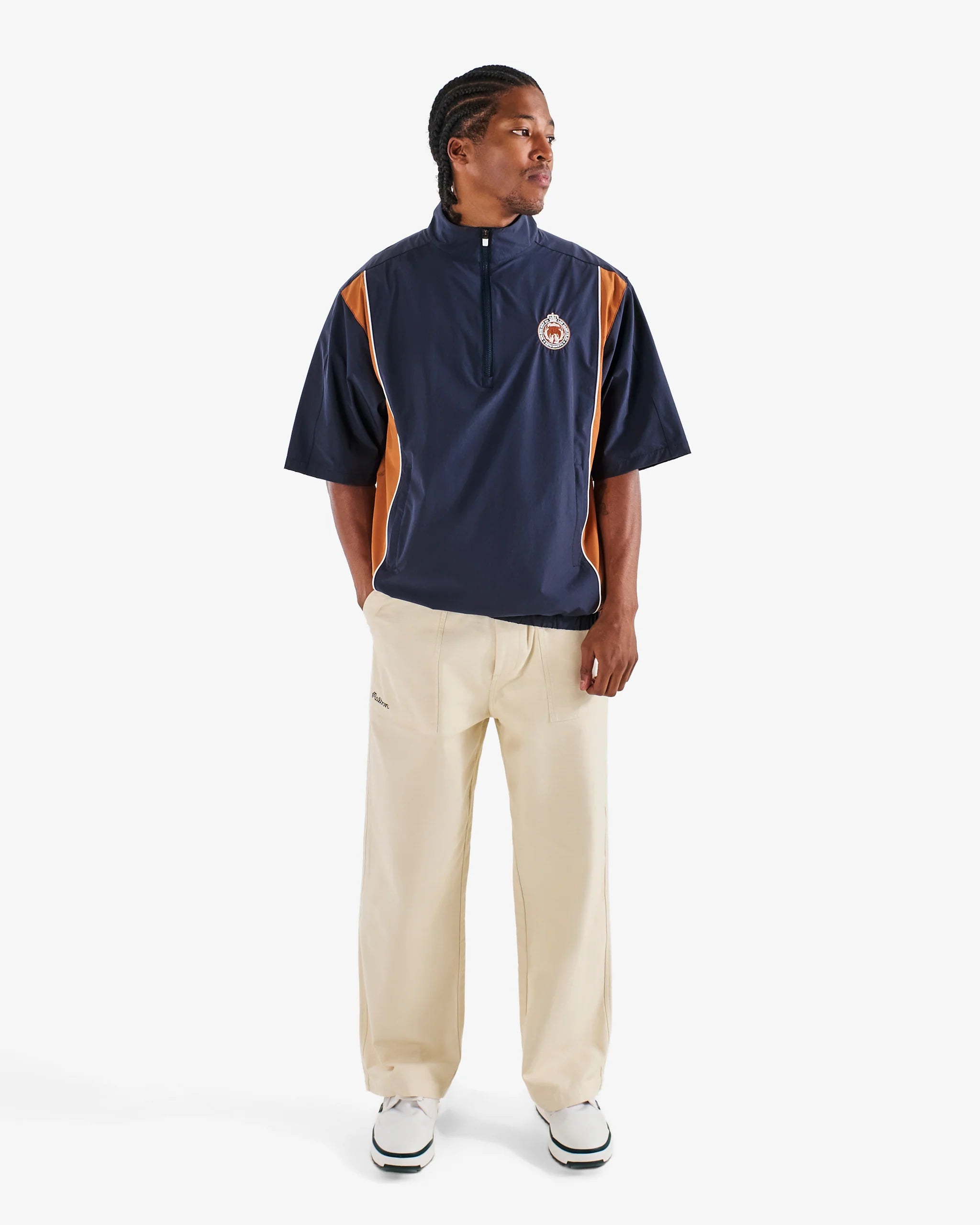 Malbon Golf Men's Links Oakwood Windshirt