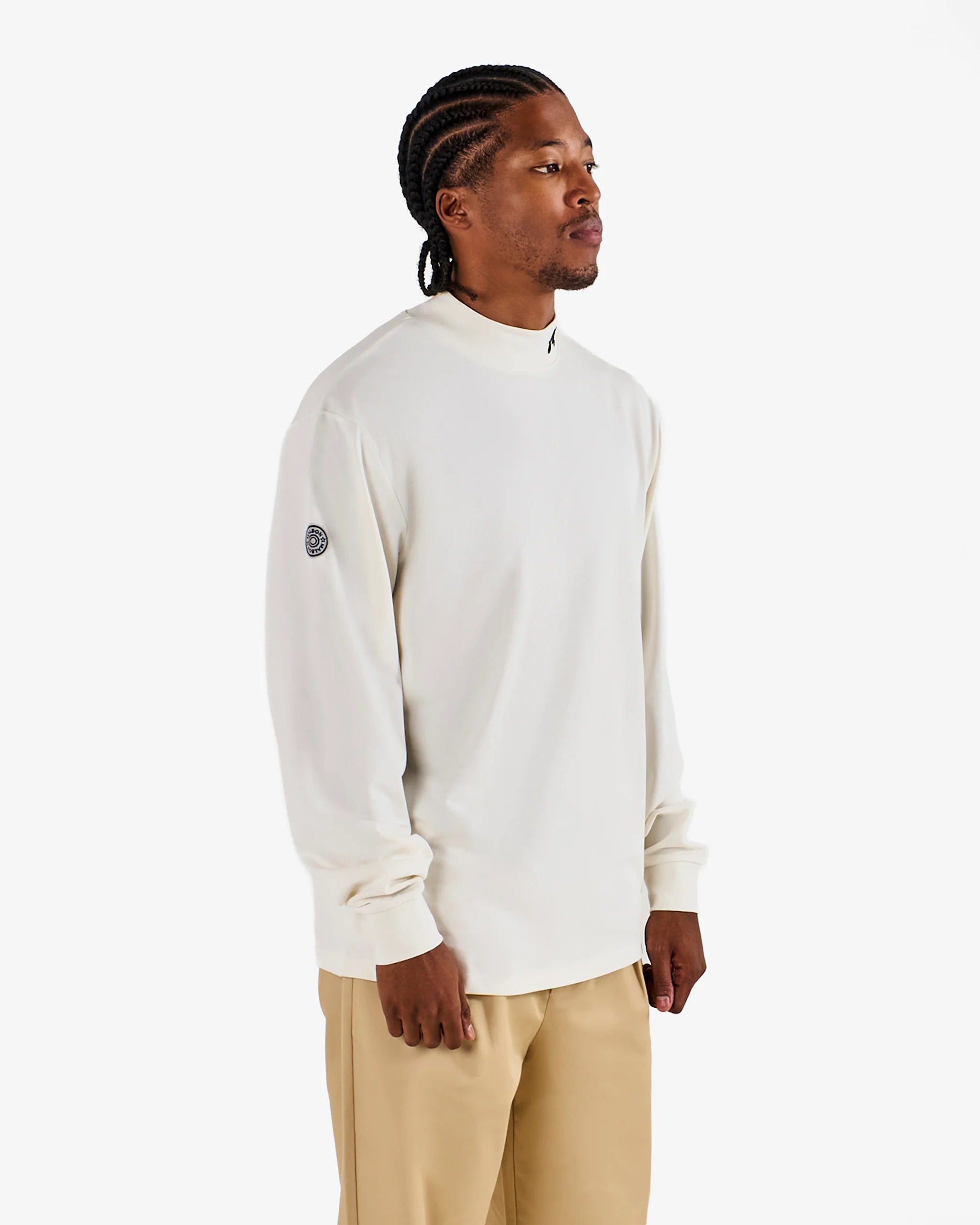 MALBON GOLF Men's Upland Mockneck