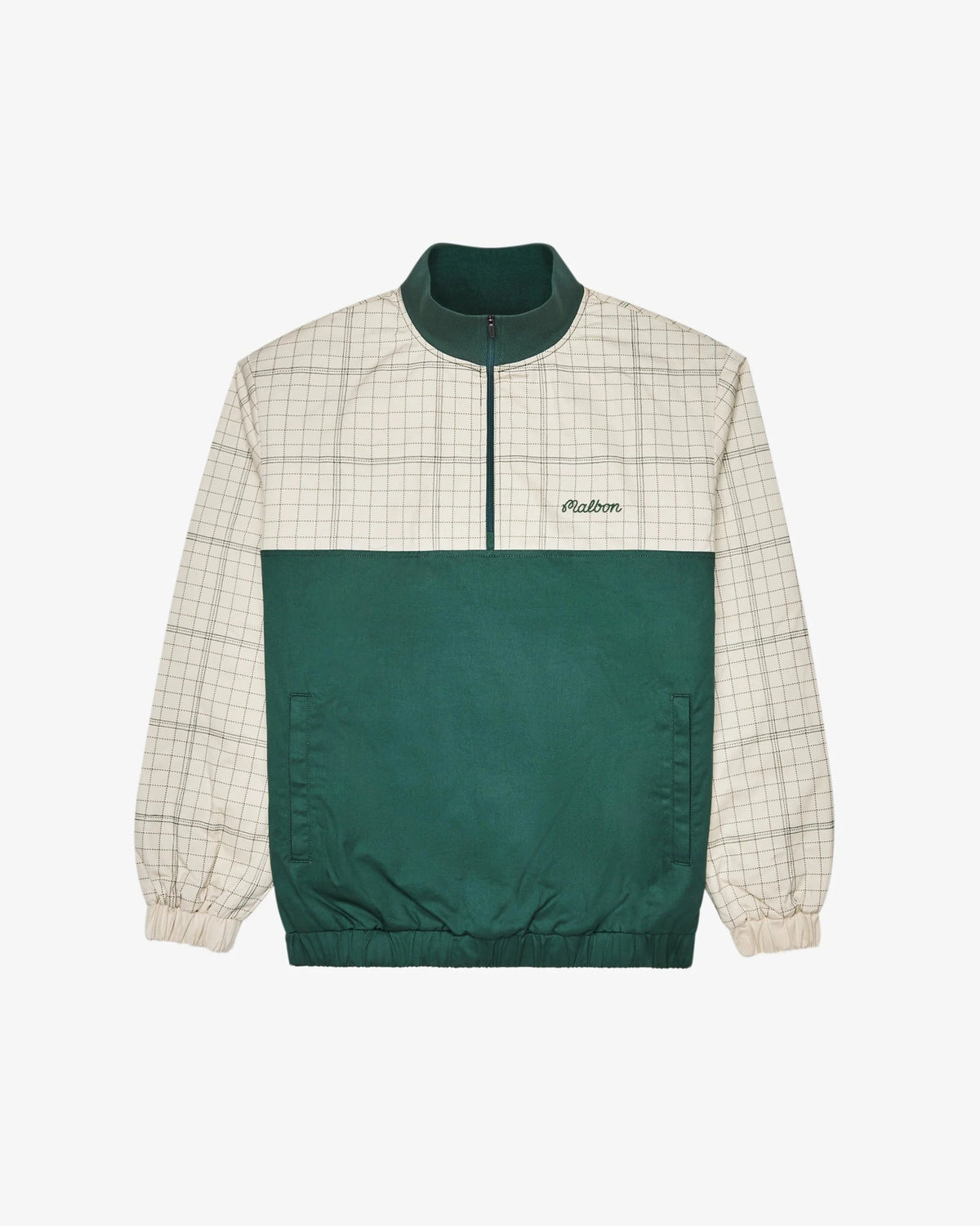 Malbon Golf Men Spruce Quarter Zip