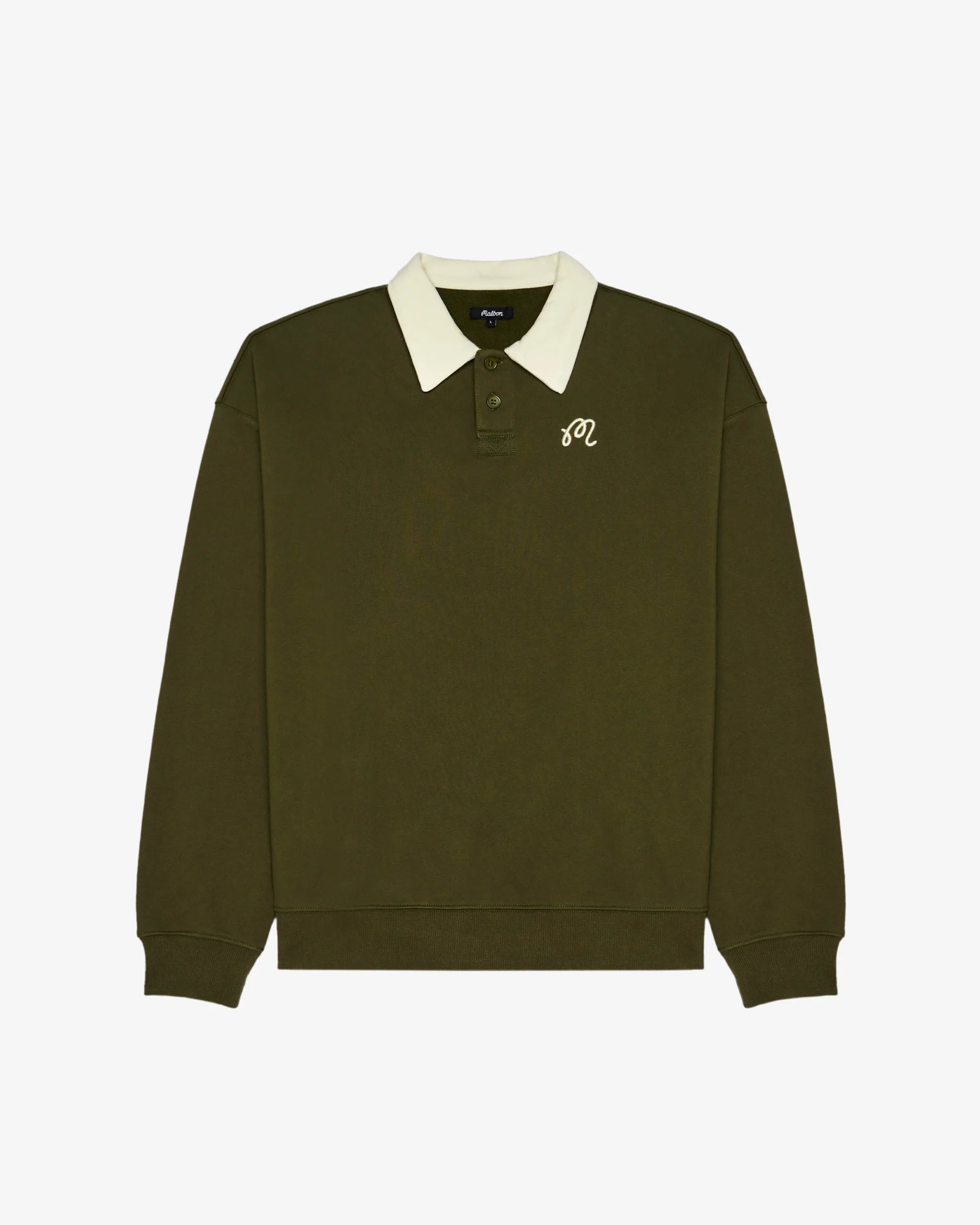 Malbon Golf Men Artigianale Collared Crewneck