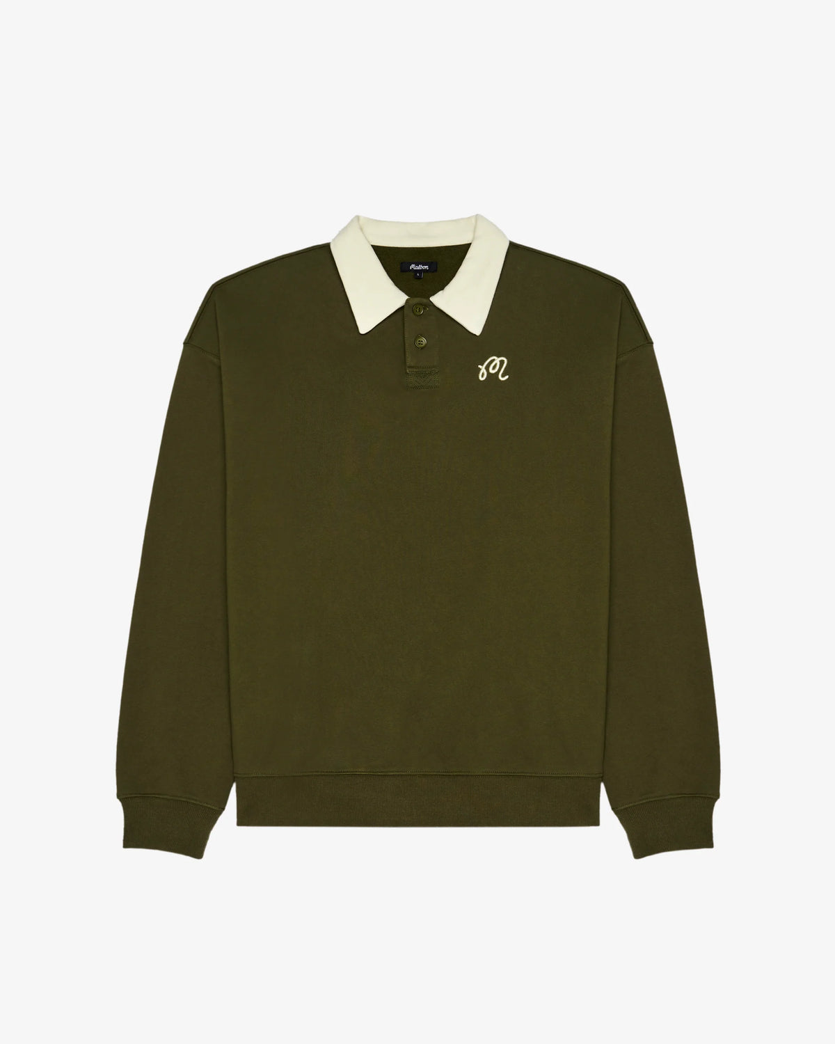 Malbon Golf Men Artigianale Collared Crewneck