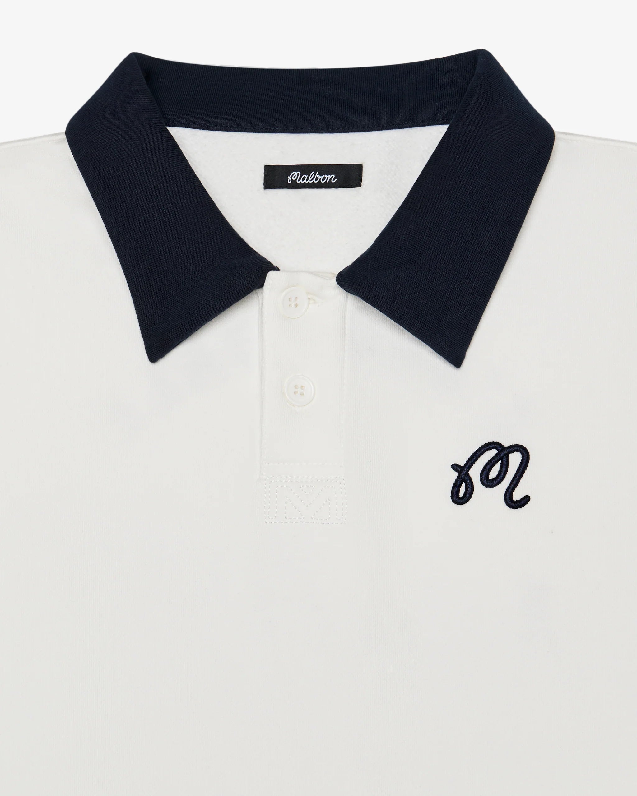 Malbon Golf Men Artigianale Collared Crewneck