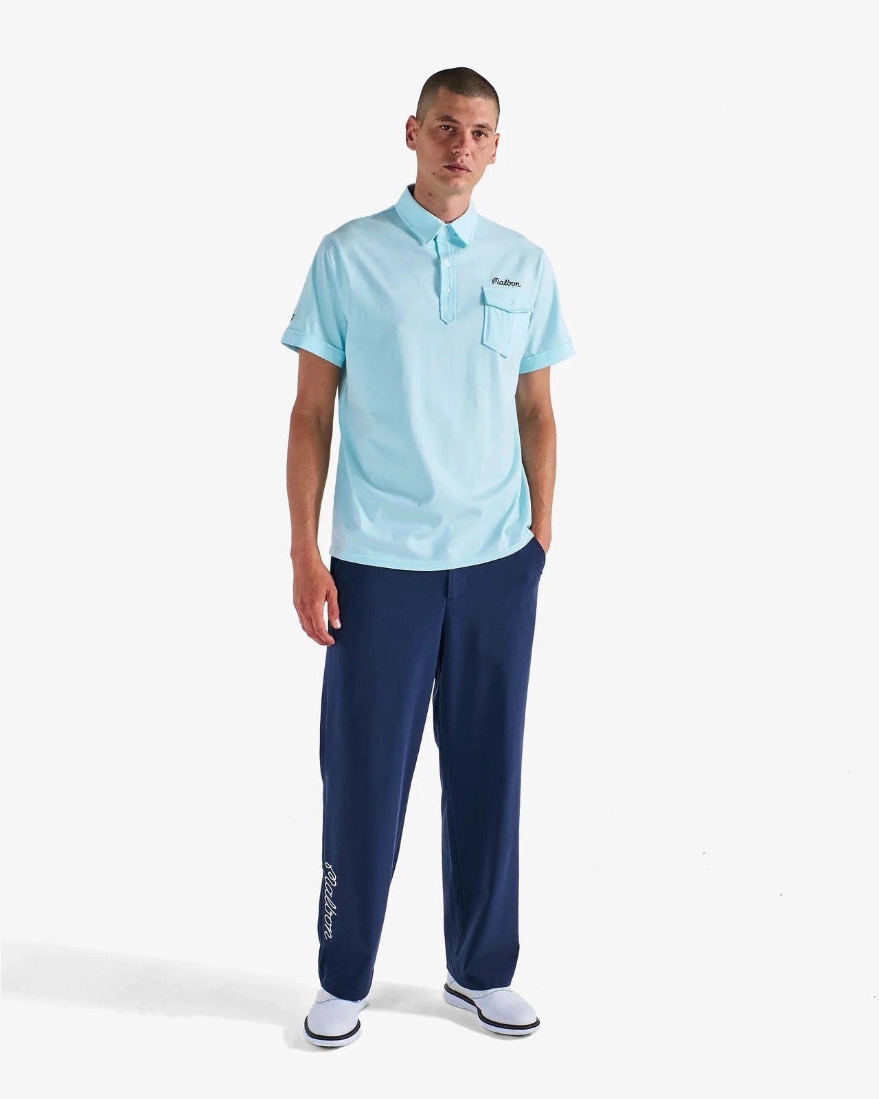 Malbon Golf Men Jesper Parnevik Pocket Polo