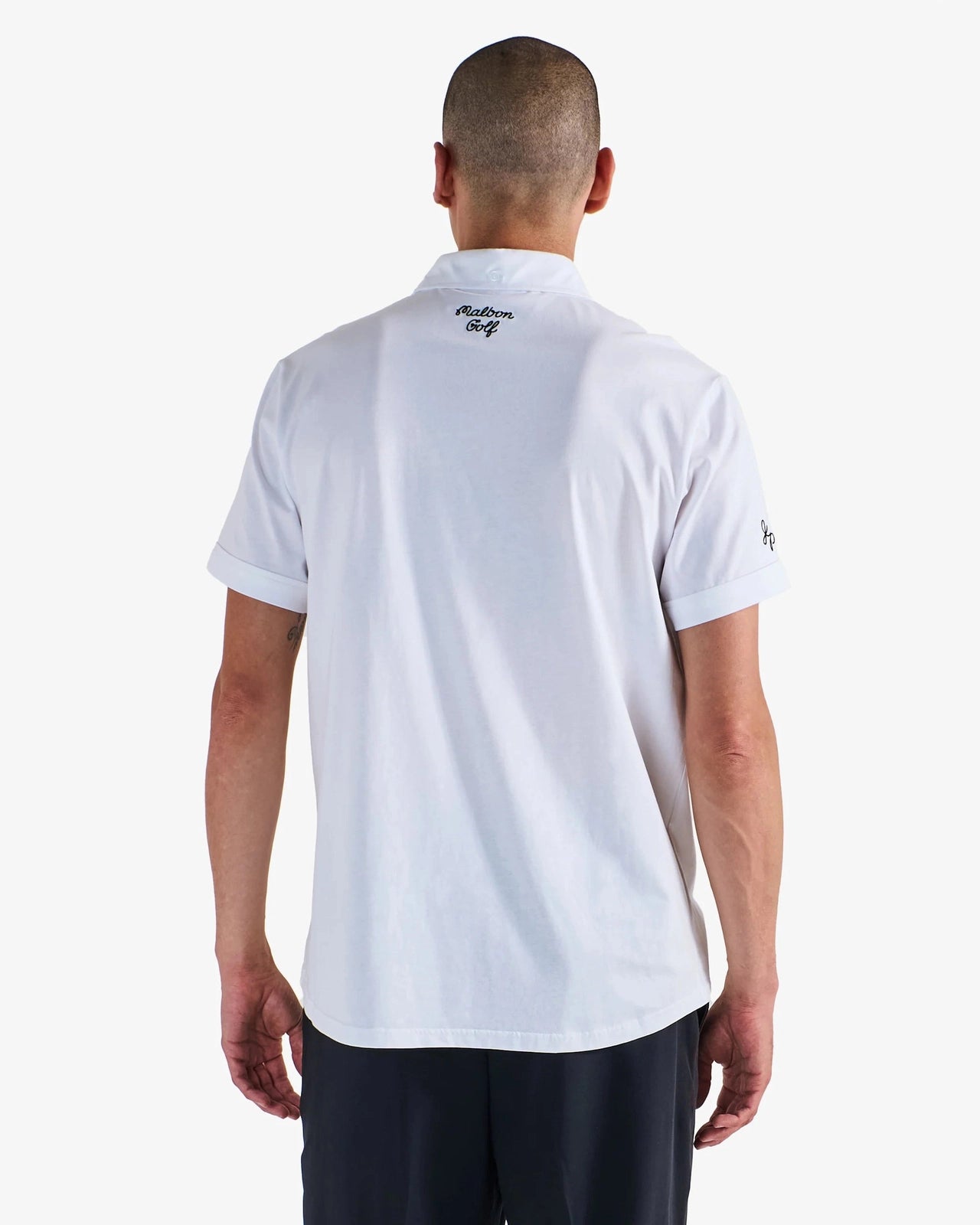 Malbon■[JESPER PARNEVIK] Pocket T-shirt■送料込 Malbon Golf x Jesper Parnevik Single Pocket Cotton Polo Aqua