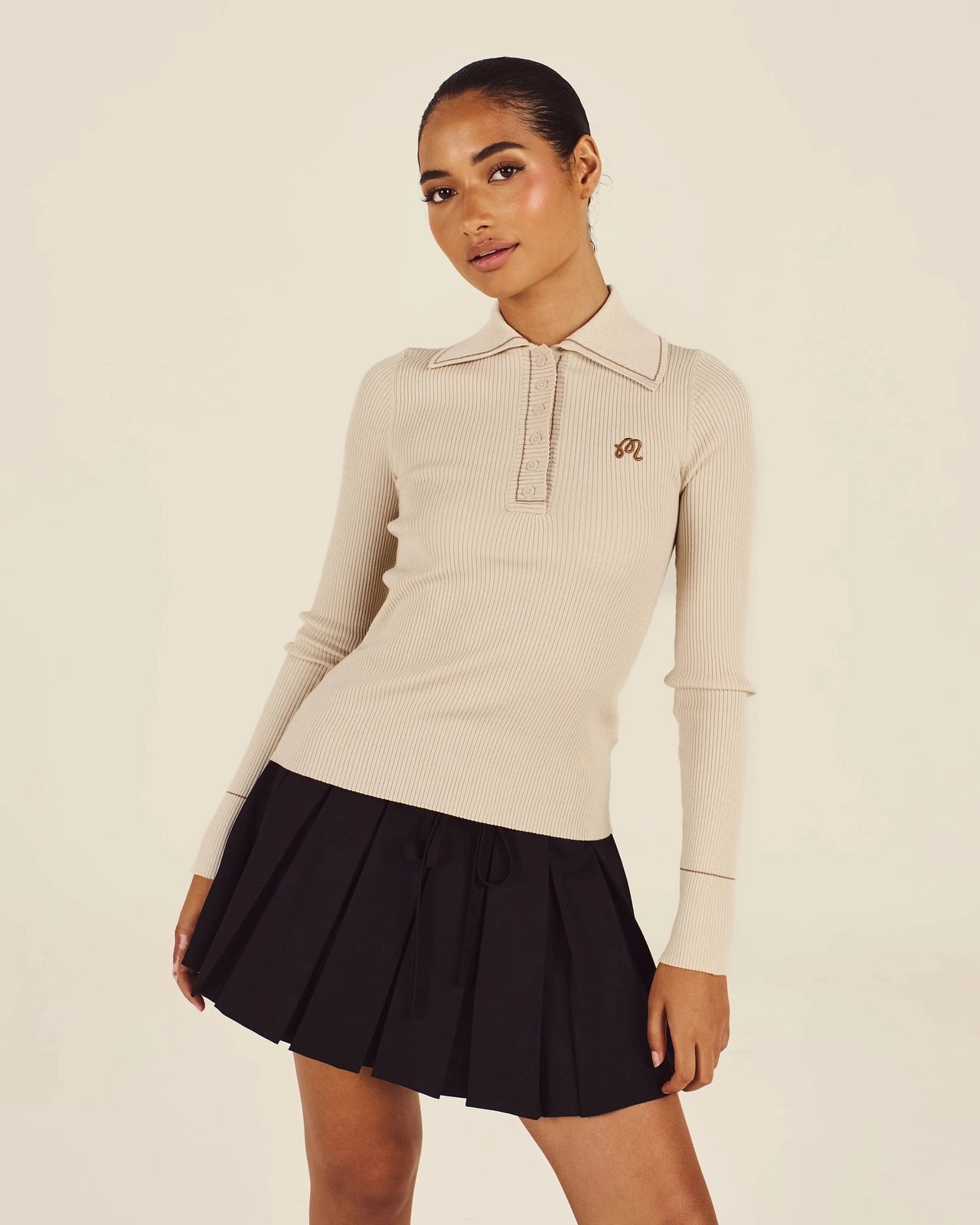 Malbon Golf Women's Agatha Knit Polo