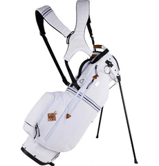 SUN MOUNTAIN 2024 MID-STRIPE DUAL STRAP 14-WAY STAND BAG (WHITE)