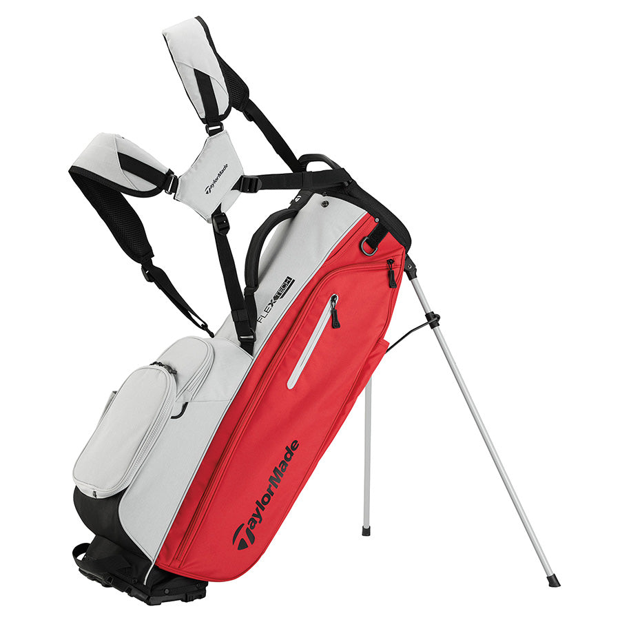 TAYLORMADE 2024 FLEXTECH STAND GOLF BAG Silver Red