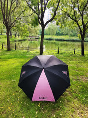 ONEPUTT GOLF UMBRELLA BLACK/PINK