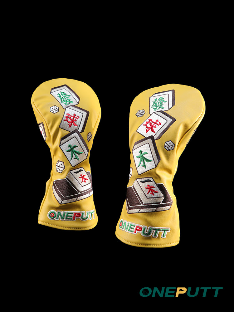 ONEPUTT CHINESE LETTERS MAHJONG SINGLE DRIVER HEADCOVER