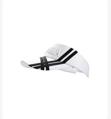 HONMA UNISEX PERFORMANCE GOLF PATTERN VISOR WHITE ONE SIZE