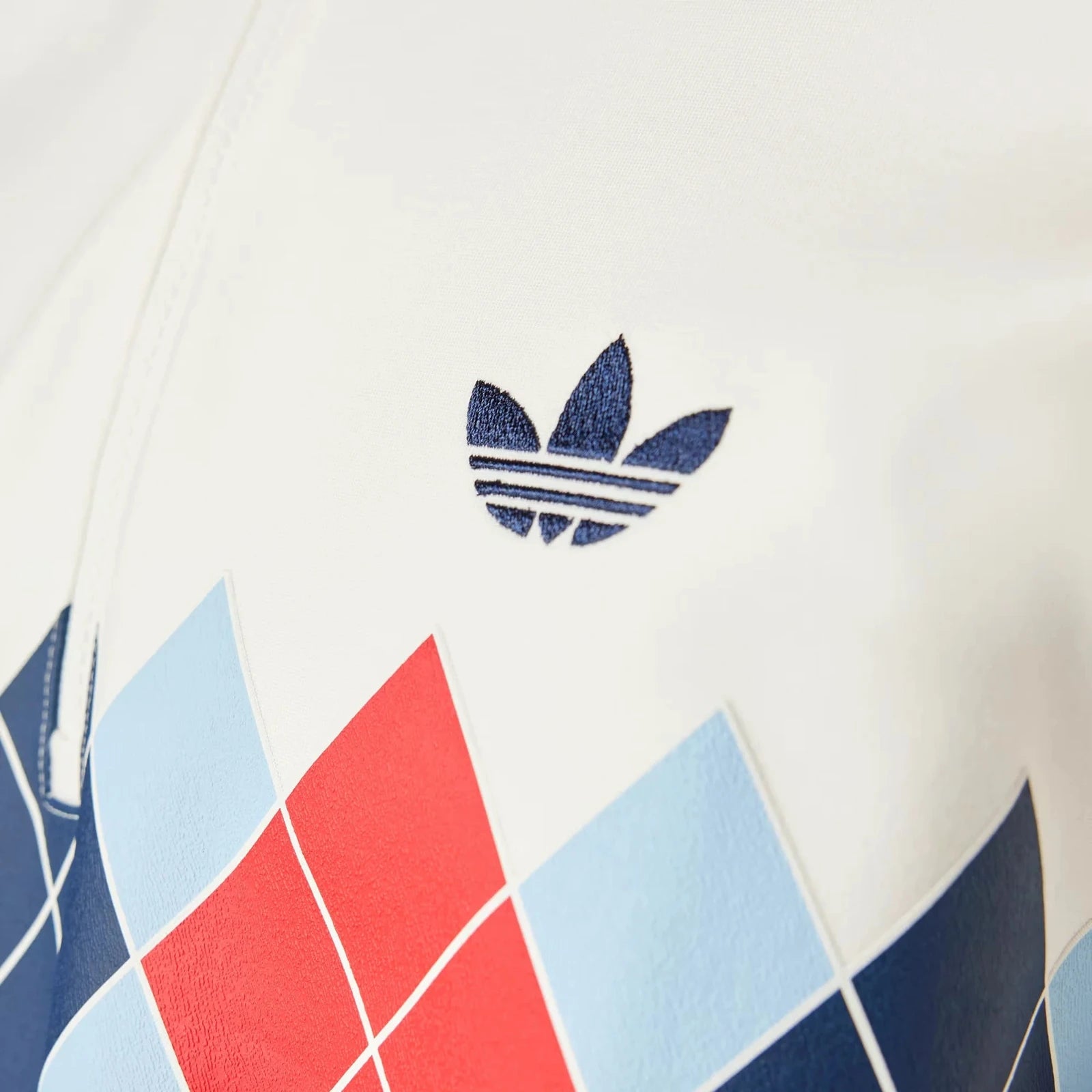 【HA 】 Adidas Originals Men Argyle Printed 1/4-Zip Sweatshirt – Par