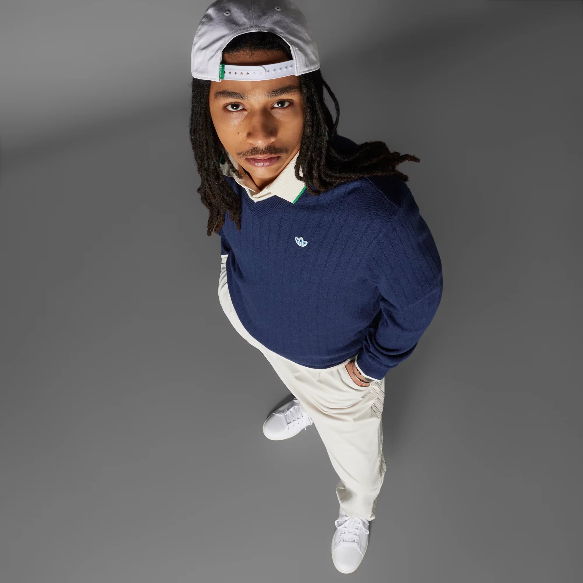 Adidas Originals Men Cashmere Knit Sweater