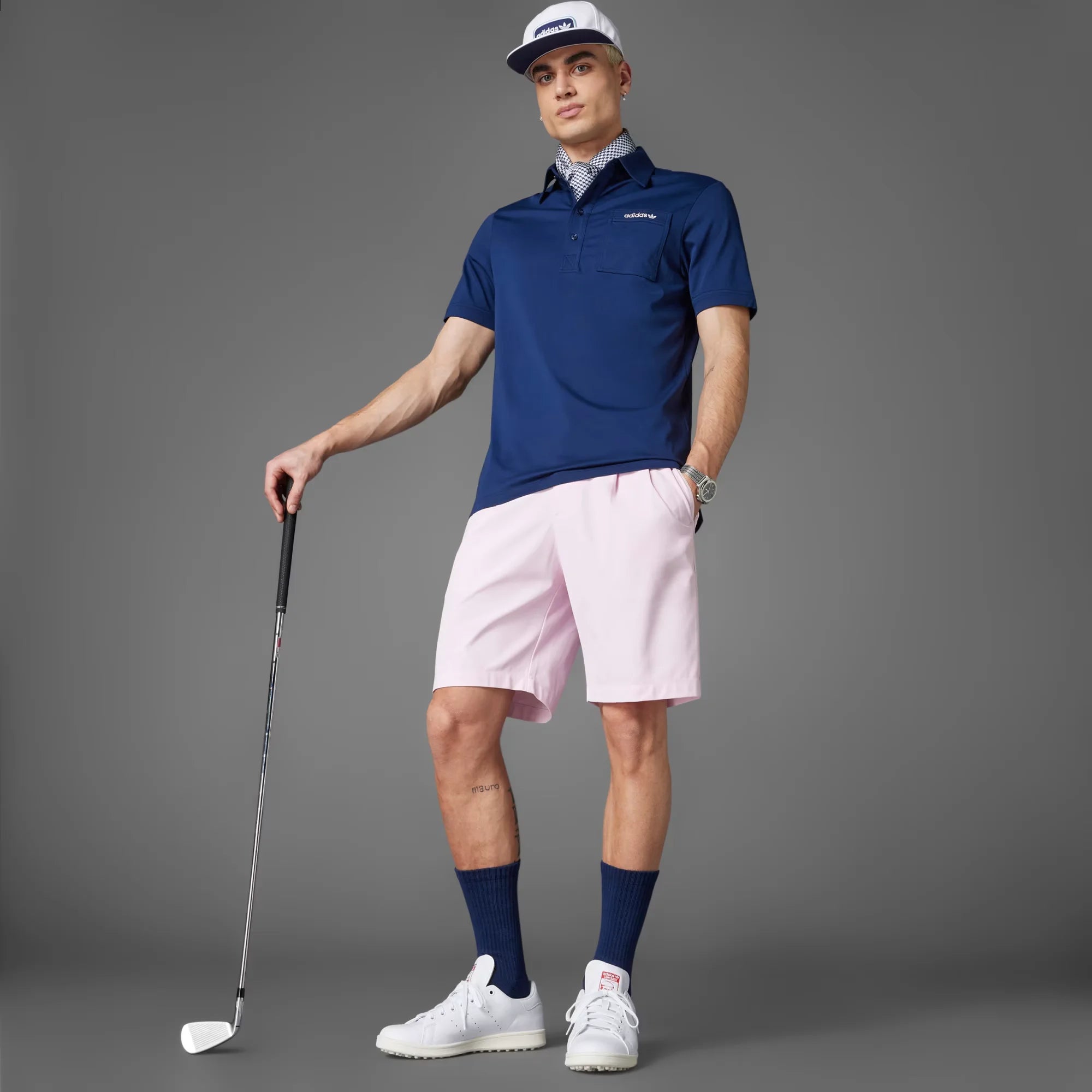 ADIDAS Originals Men Golf Trefoil Crew Socks