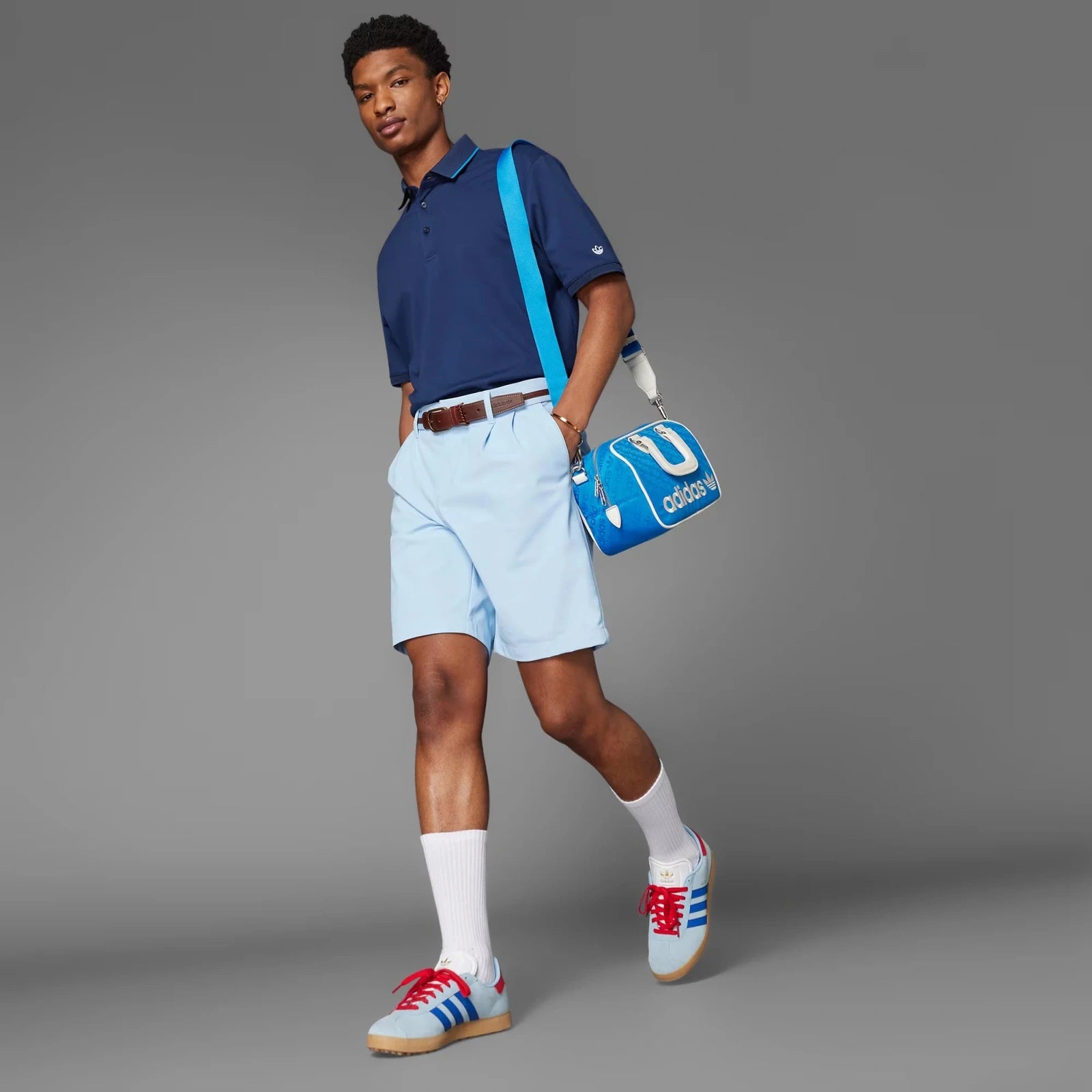ADIDAS Originals Men Golf Trefoil Crew Socks