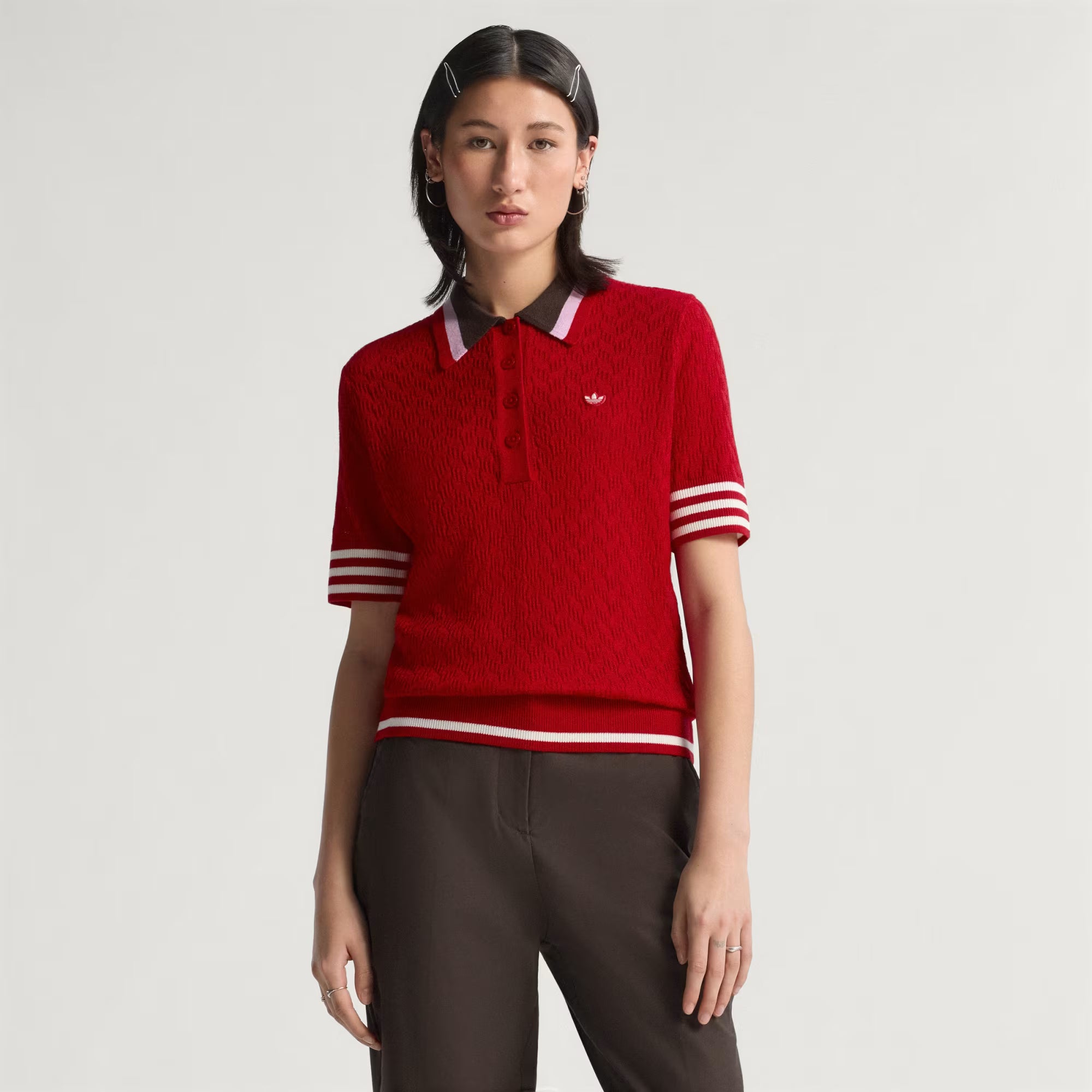 Adidas Women Originals Knit Polo