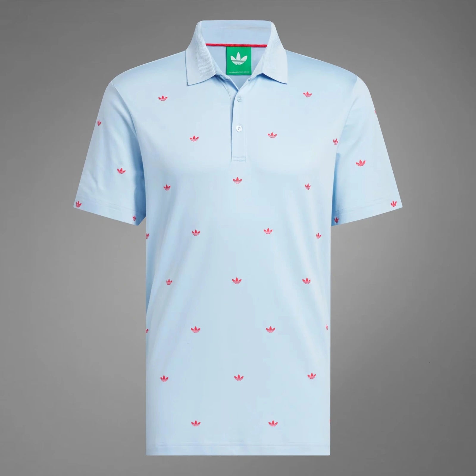Adidas Originals Men Printed Trefoil Polo Shirt