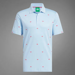 Adidas Originals Men Printed Trefoil Polo Shirt