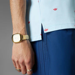 Adidas Originals Men Printed Trefoil Polo Shirt