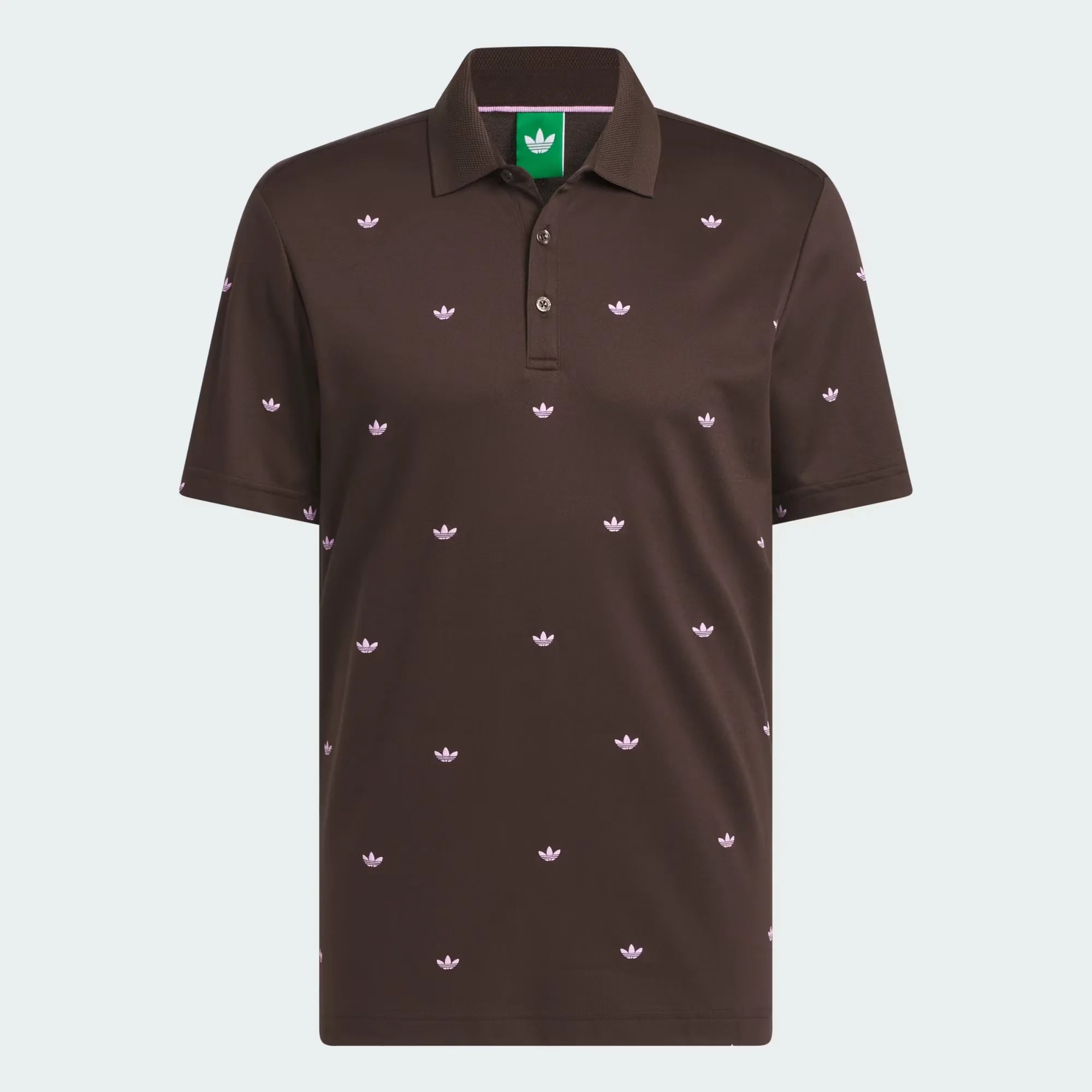 Adidas Men Originals Printed Trefoil Polo Shirt