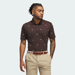 Adidas Men Originals Printed Trefoil Polo Shirt