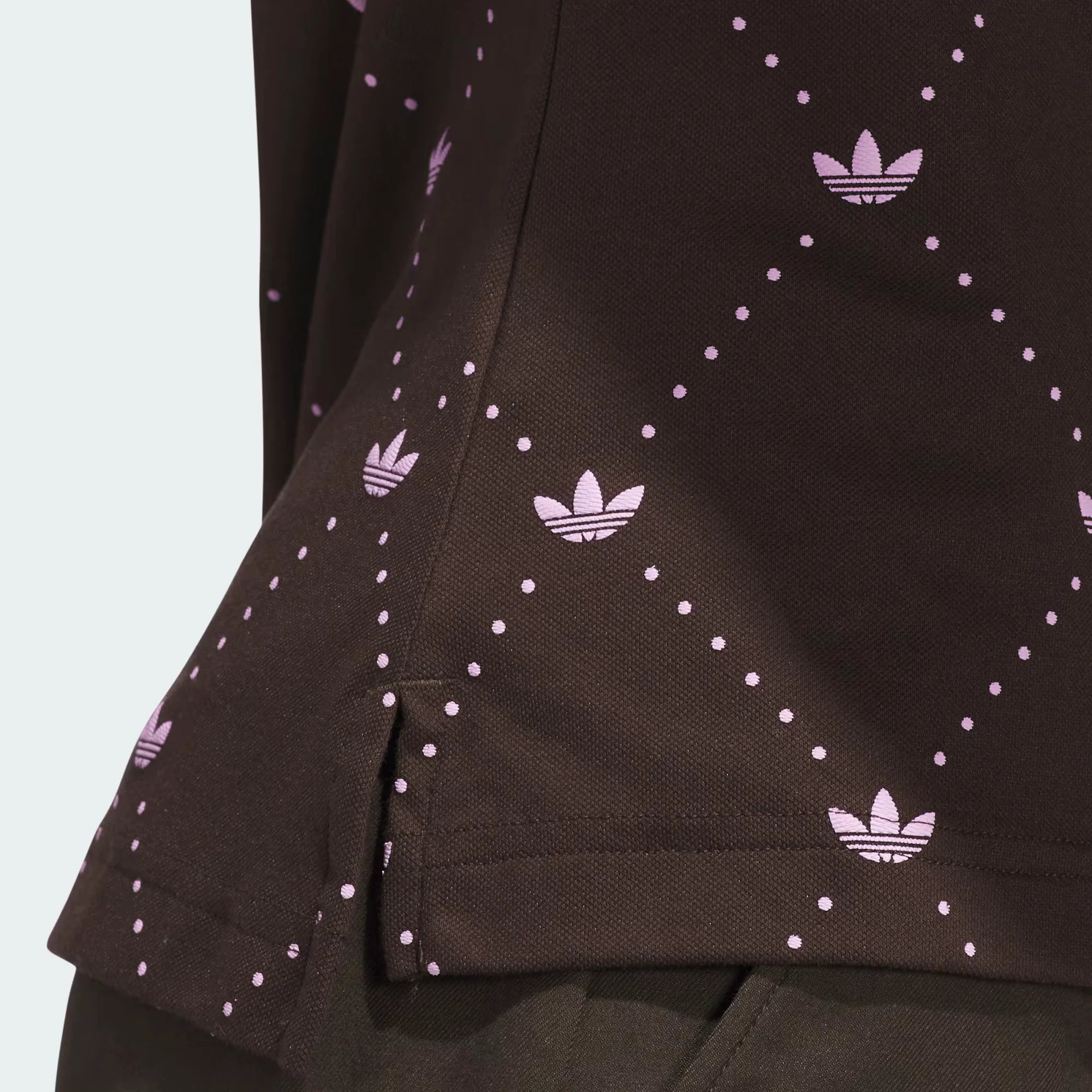 Adidas Women Originals Printed Trefoil Polo Shirt