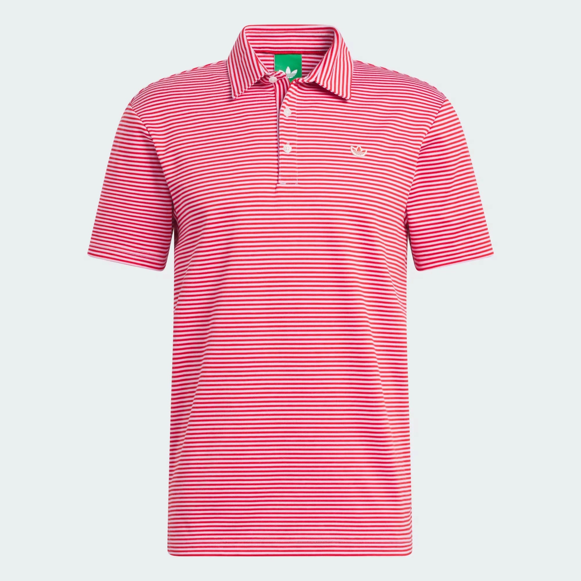 Adidas Men Originals Stripe Pique Polo