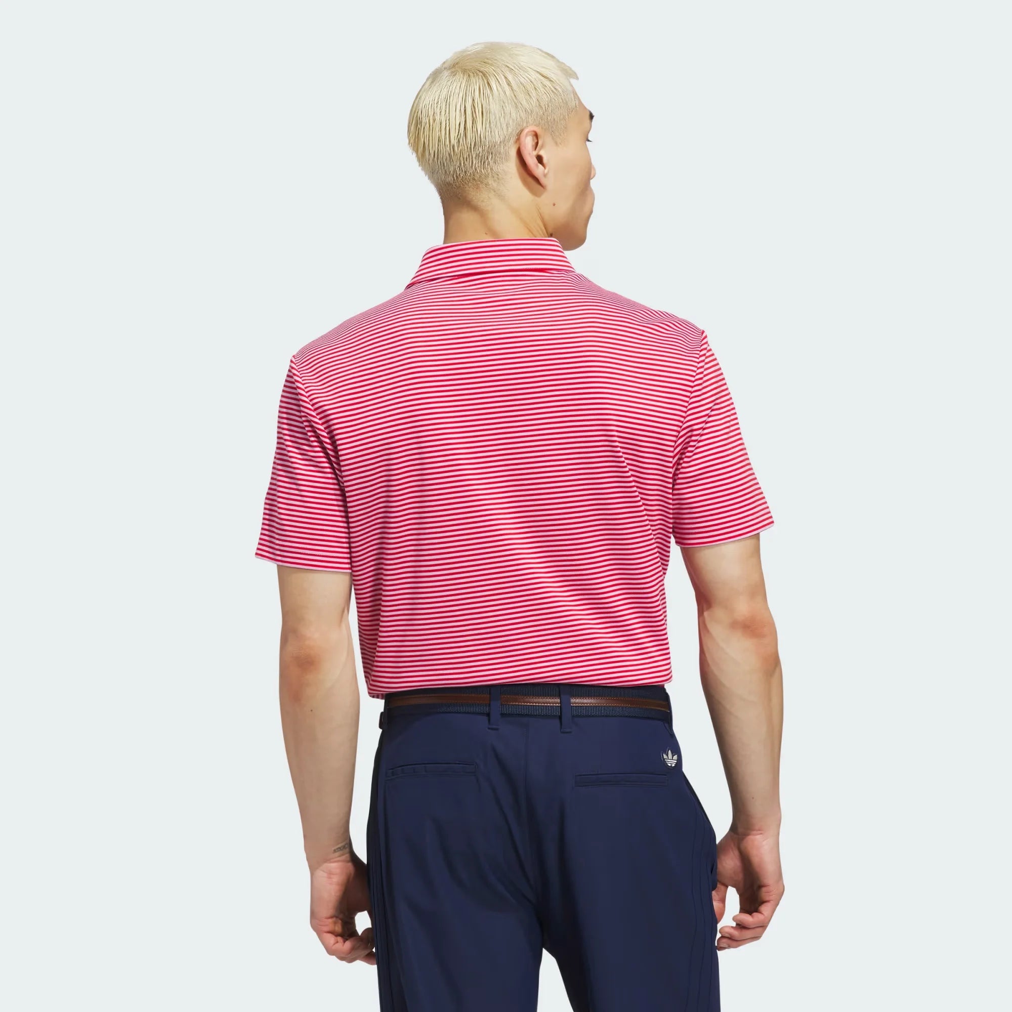 Adidas Men Originals Stripe Pique Polo