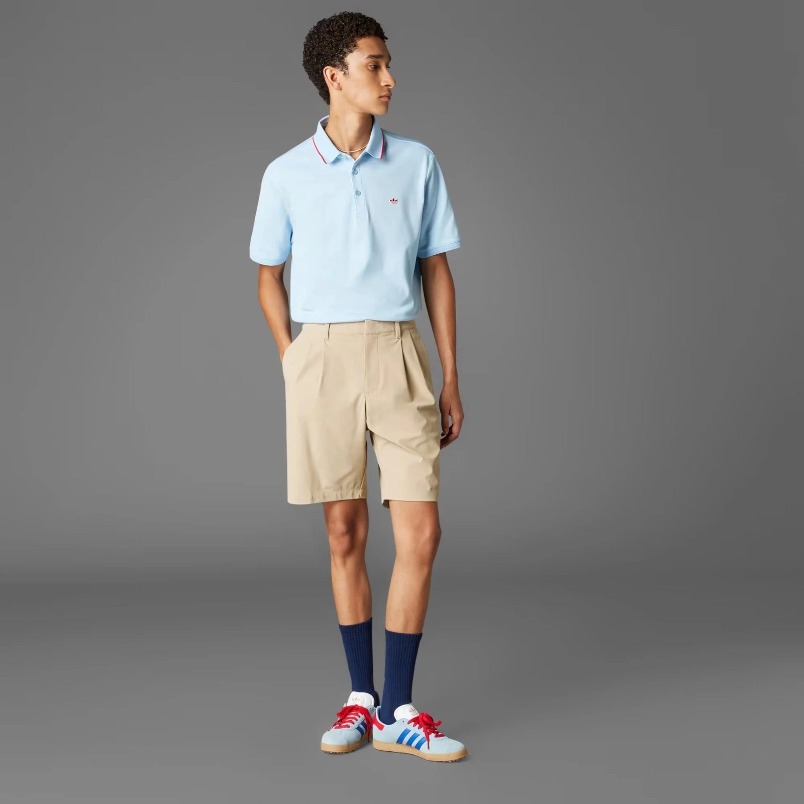 ADIDAS Originals Men Twistknit Pleated Shorts