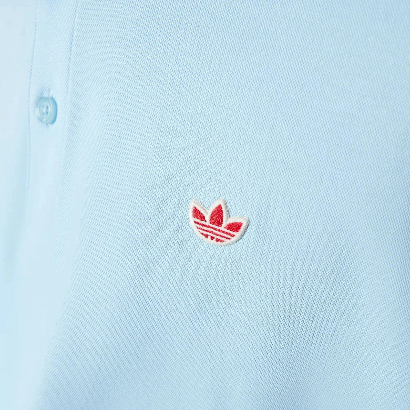 Adidas Originals Men Twistknit Trefoil Polo Shirt