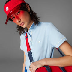 Adidas Originals Women Twistknit Trefoil Polo Shirt