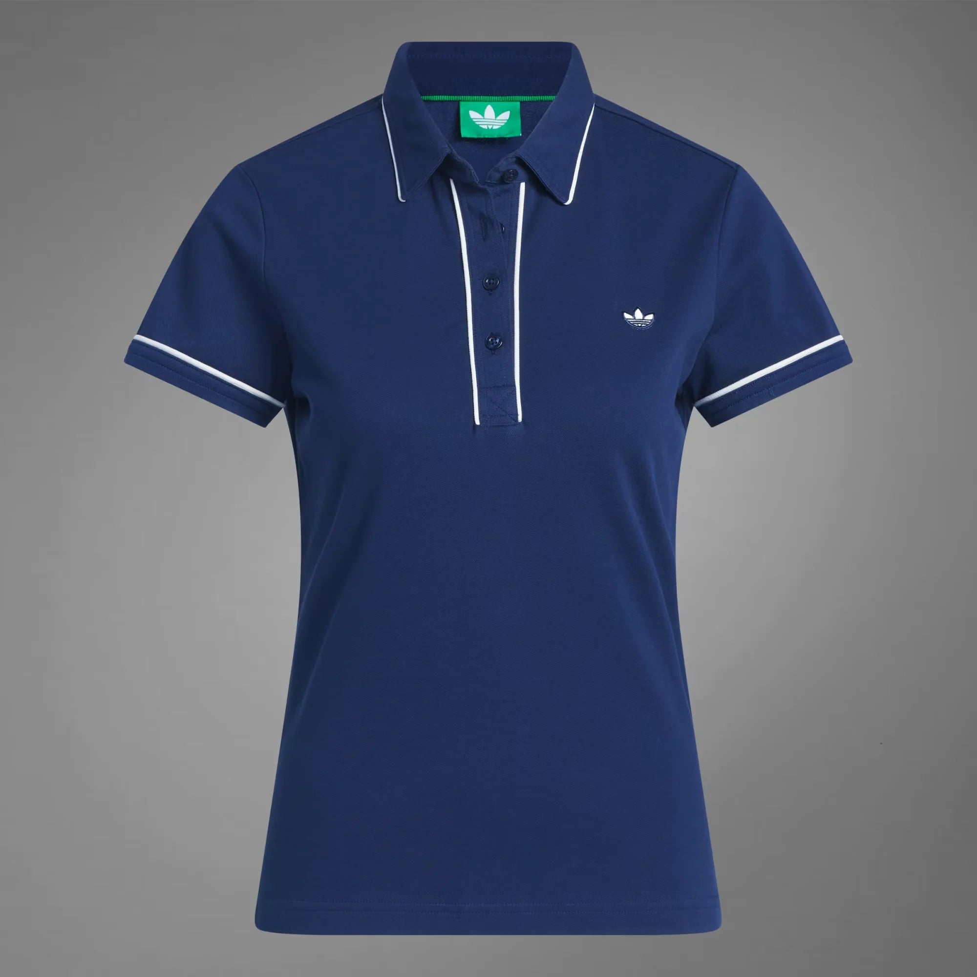 Adidas Originals Women Twistknit Trefoil Polo Shirt