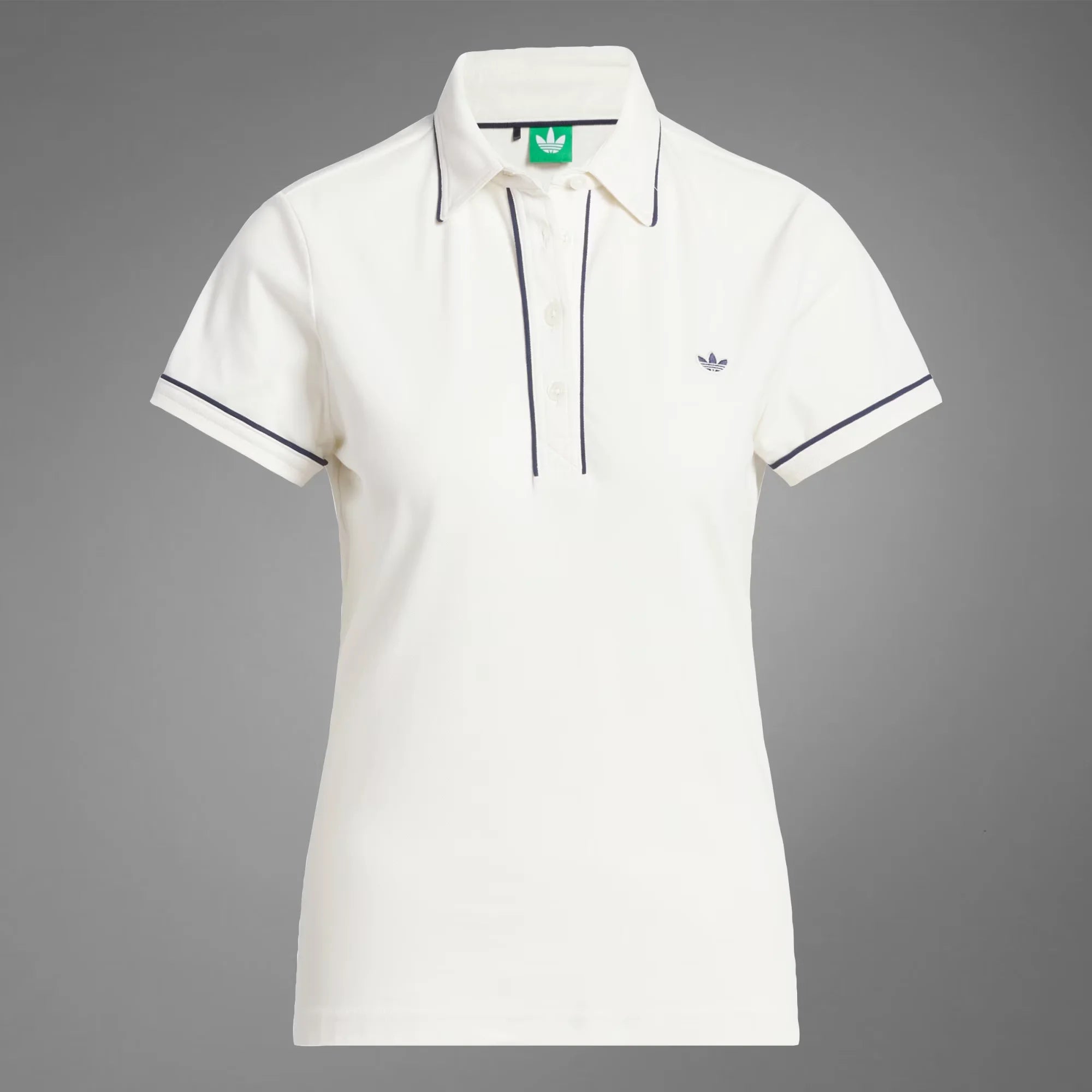 Adidas Originals Women Twistknit Trefoil Polo Shirt