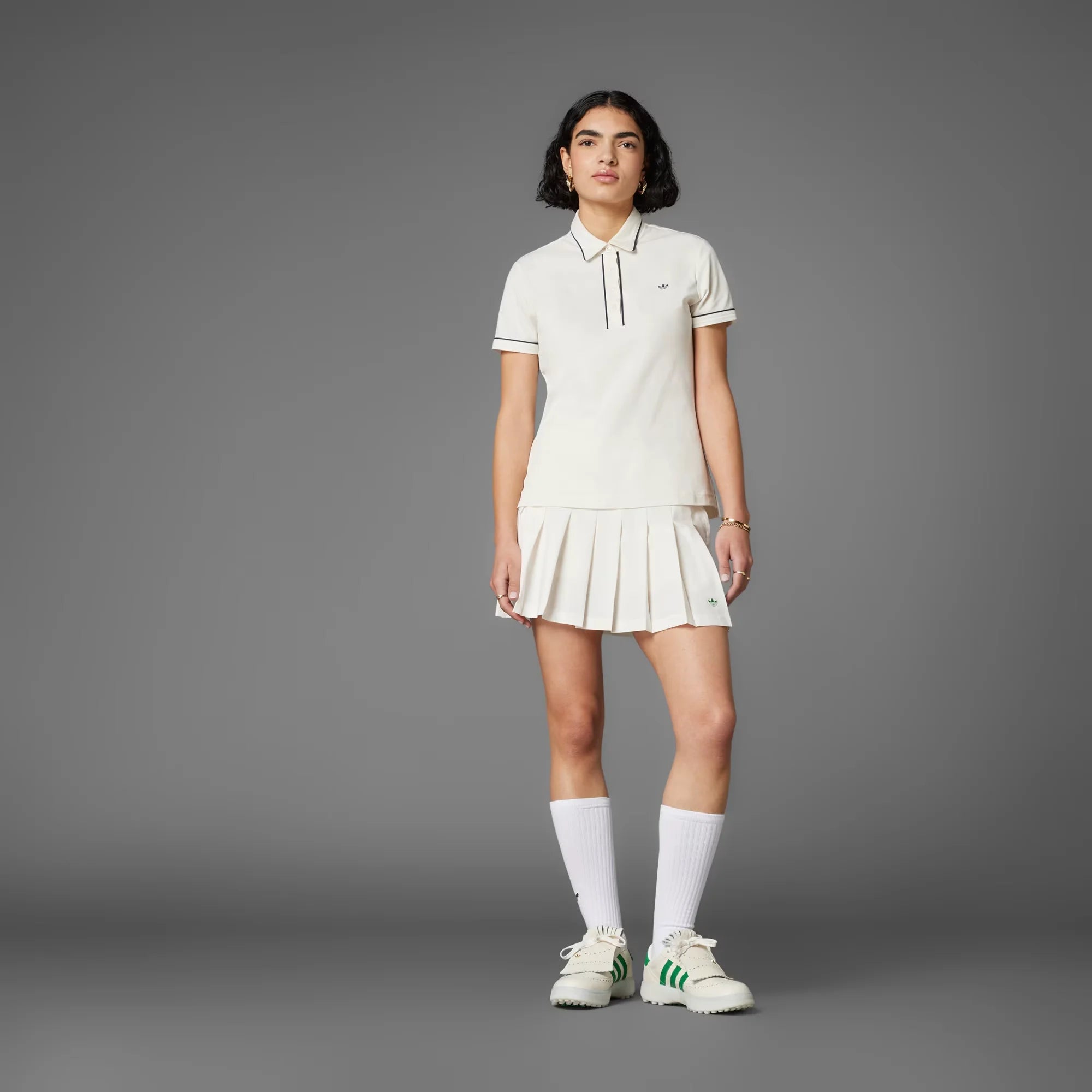 Adidas Originals Women Twistknit Trefoil Polo Shirt