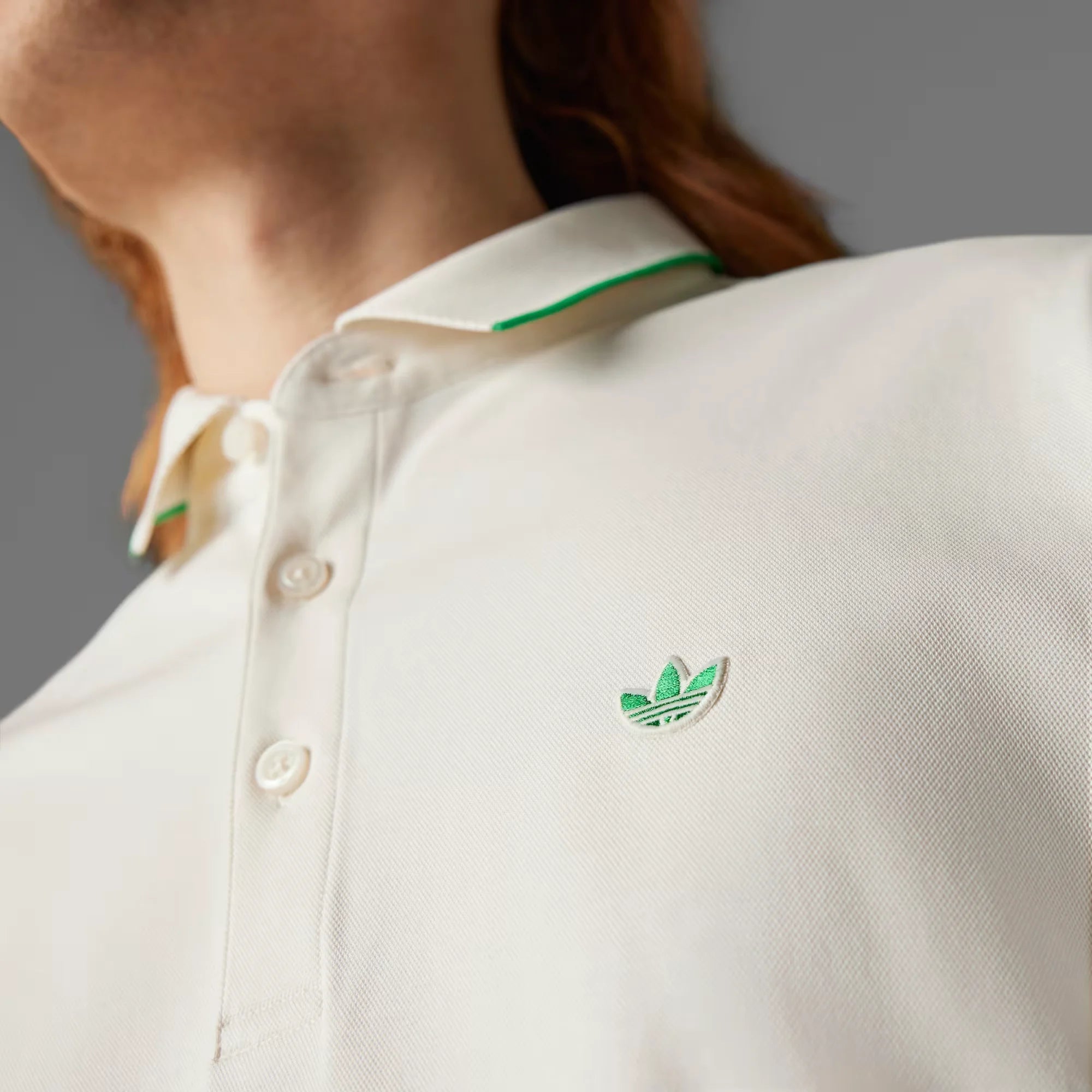 Adidas Originals Men Twistknit Trefoil Polo Shirt
