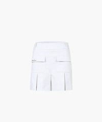 FAIRLIAR FW22 WOMEN OUTPOCKET CURROT SHORTS WHITE