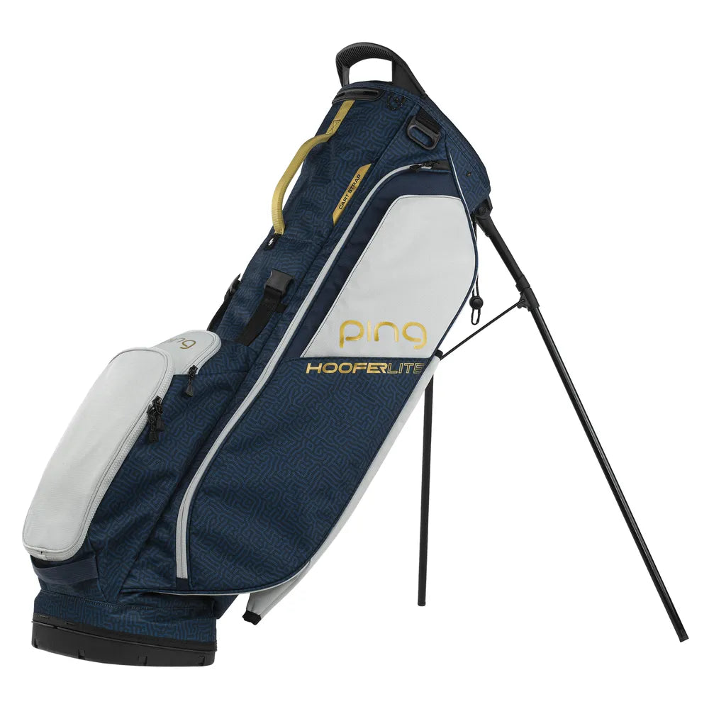 PING HOOFER LITE 231C 01 STAND BAG DOUBLE STRAP (9 COLORS / PRINTS) Blue Coral