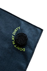 Pocket Brush Towel | Charcoal | Golf Club Brush Towel