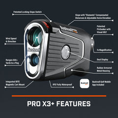 BUSHNELL PRO X3+ RANGEFINDER