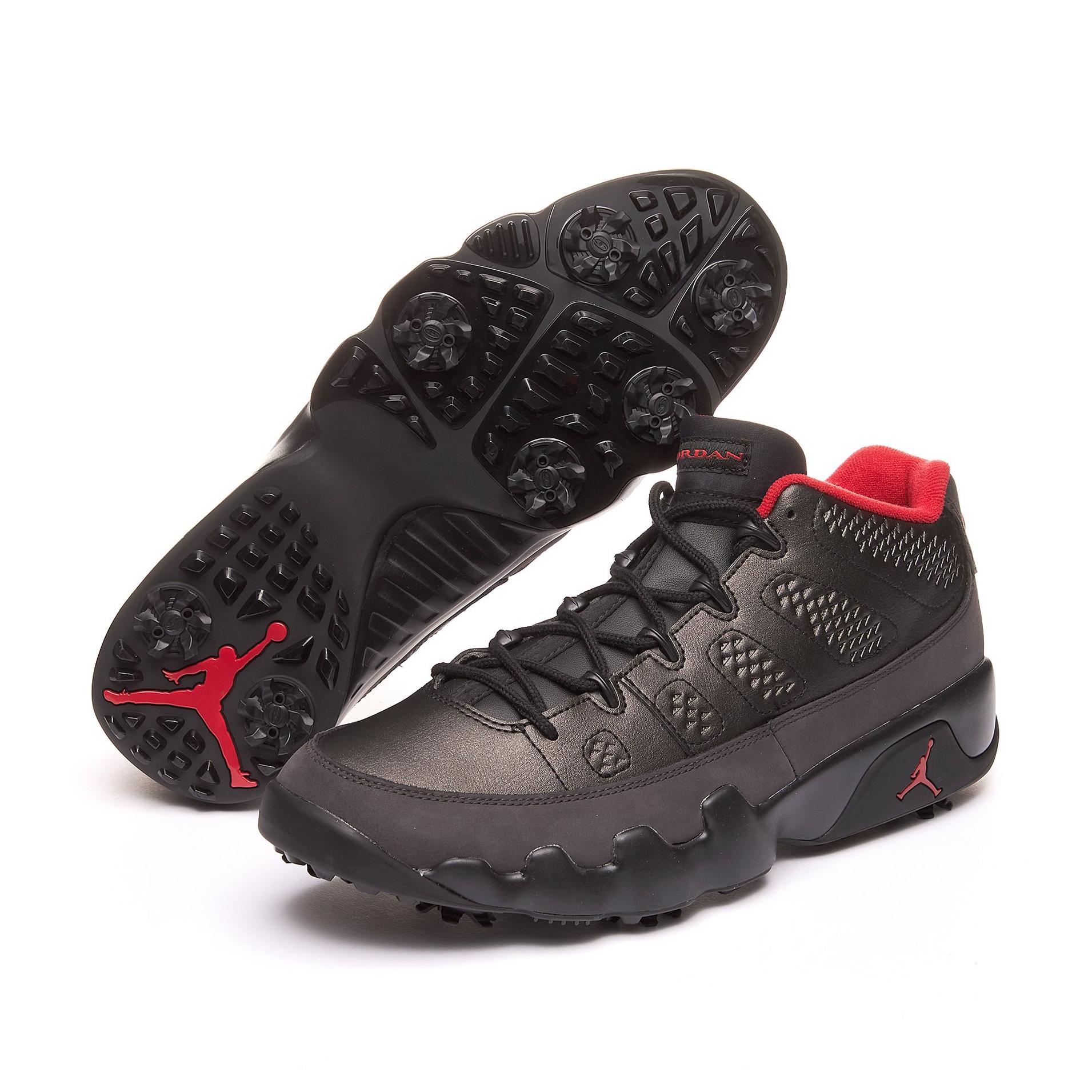 NIKE Men Air Jordan 9 G Spiked Golf Shoe