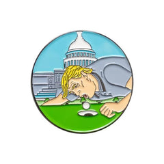 Par-Tee Golf Mr President Golf Ball Marker with Clip