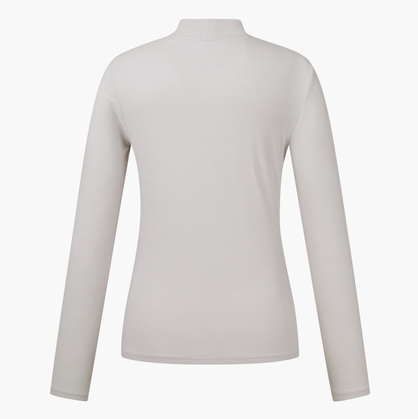 DESCENTE 23FW WOMEN'S NECK COLOUR CONTRASTED DETAIL LONG SLEEVED T-SHIRT