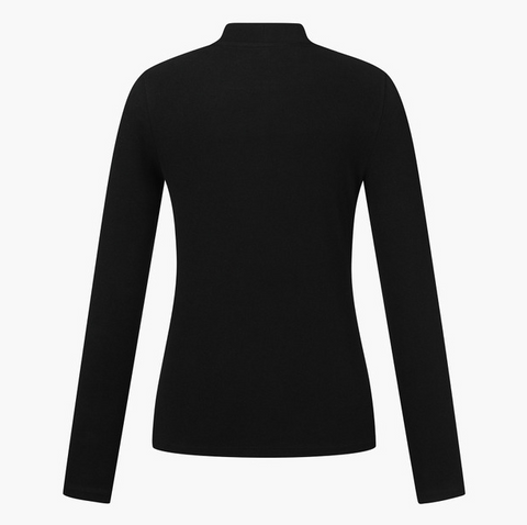 DESCENTE 23FW WOMEN'S NECK COLOUR CONTRASTED DETAIL LONG SLEEVED T-SHIRT