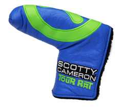 SCOTTY CAMERON INDUSTRIAL CIRCLE T TOUR RAT STANDARD PUTTER COVER BLUE/LIME