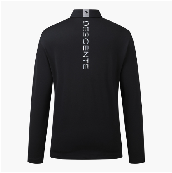 DESCENTE GOLF MEN'S ONE POINT COLLAR LONG SLEEVE T-SHIRT